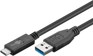 câble de recharge USB-A auf USB-C 1m noir