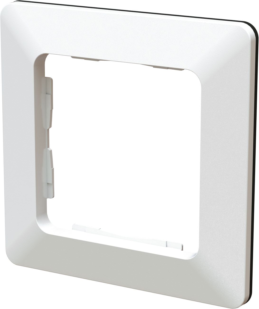 cadre de recouvrement ta.1x1 ENC +profil décoratif priamos blanc