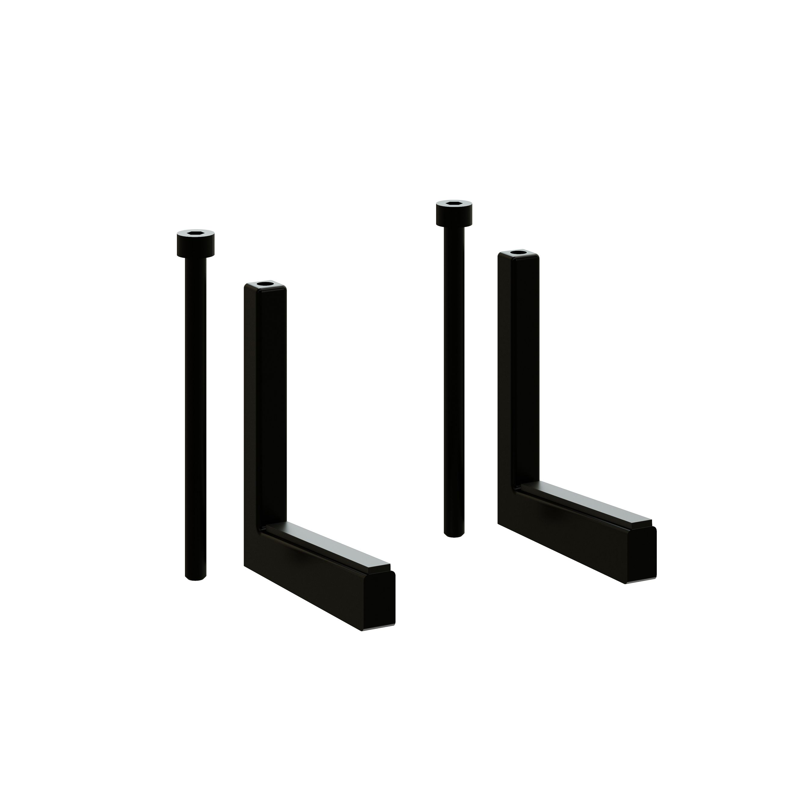 SUPRA set de montage noir pour 5-30mm