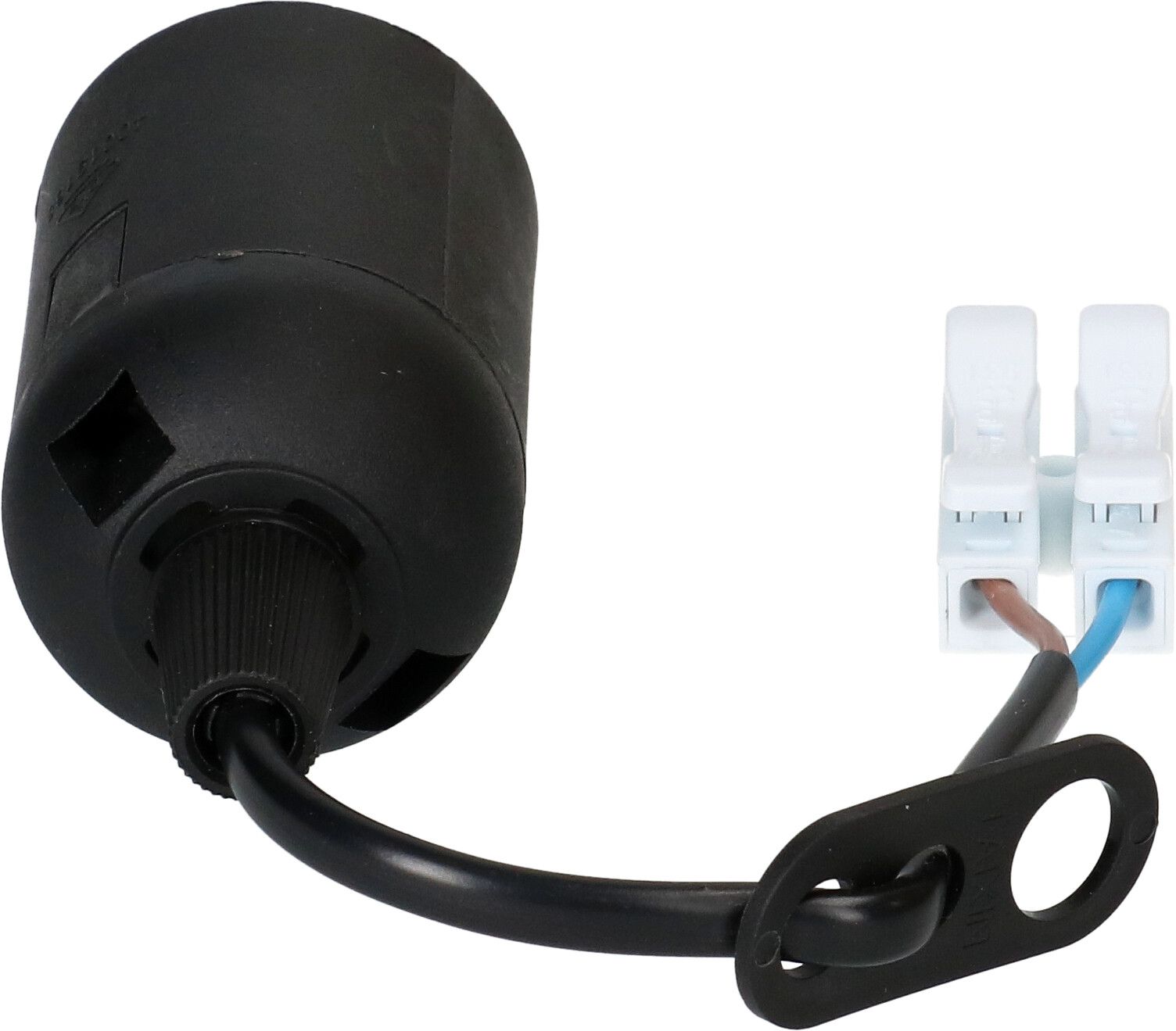 douille chantier E27 avec bornes à levier noir / 10 pièces