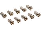 fiche F à visser D=6.5mm 10 pièces