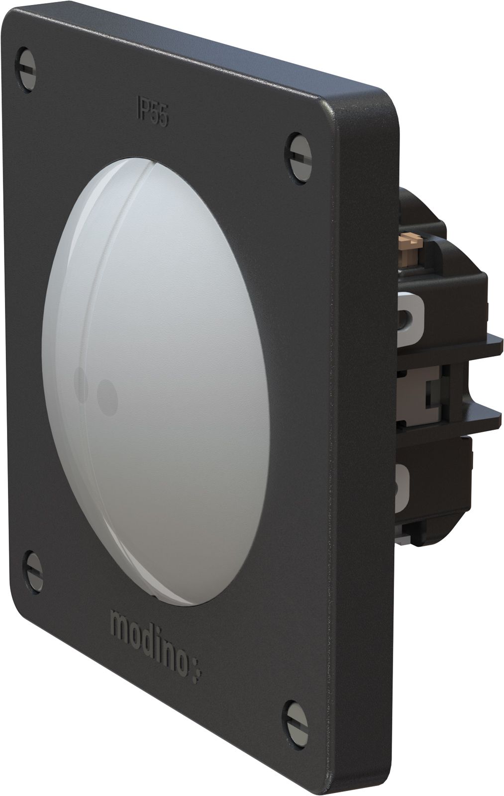 bouton-poussoir double NO/NF 2x illu. insert +set fr. exo IP55 nr