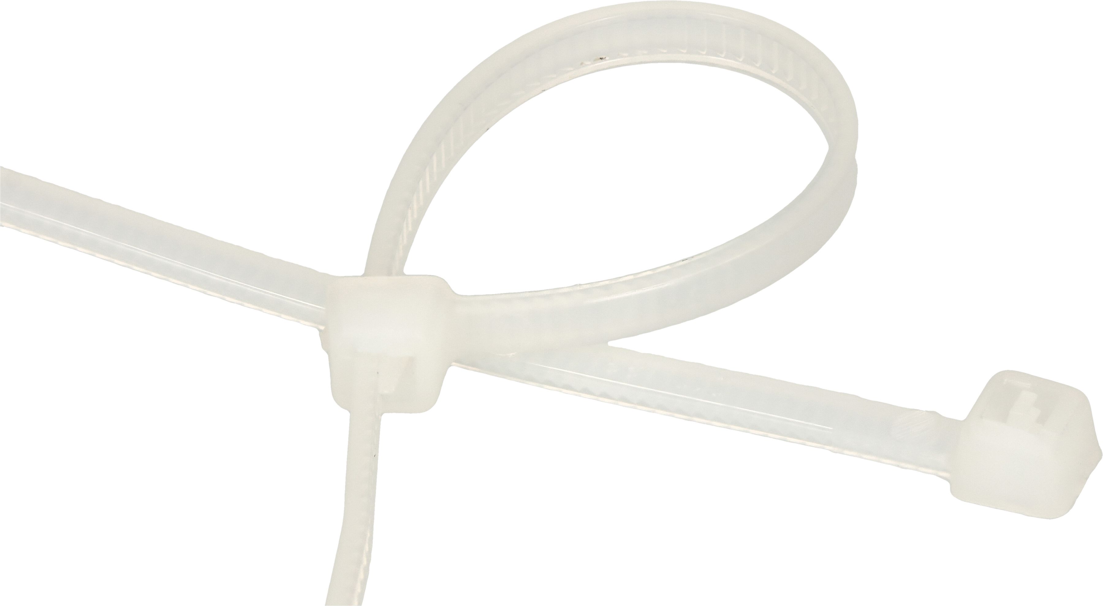 attache câbles nature 2.5x100mm / 100 pièces