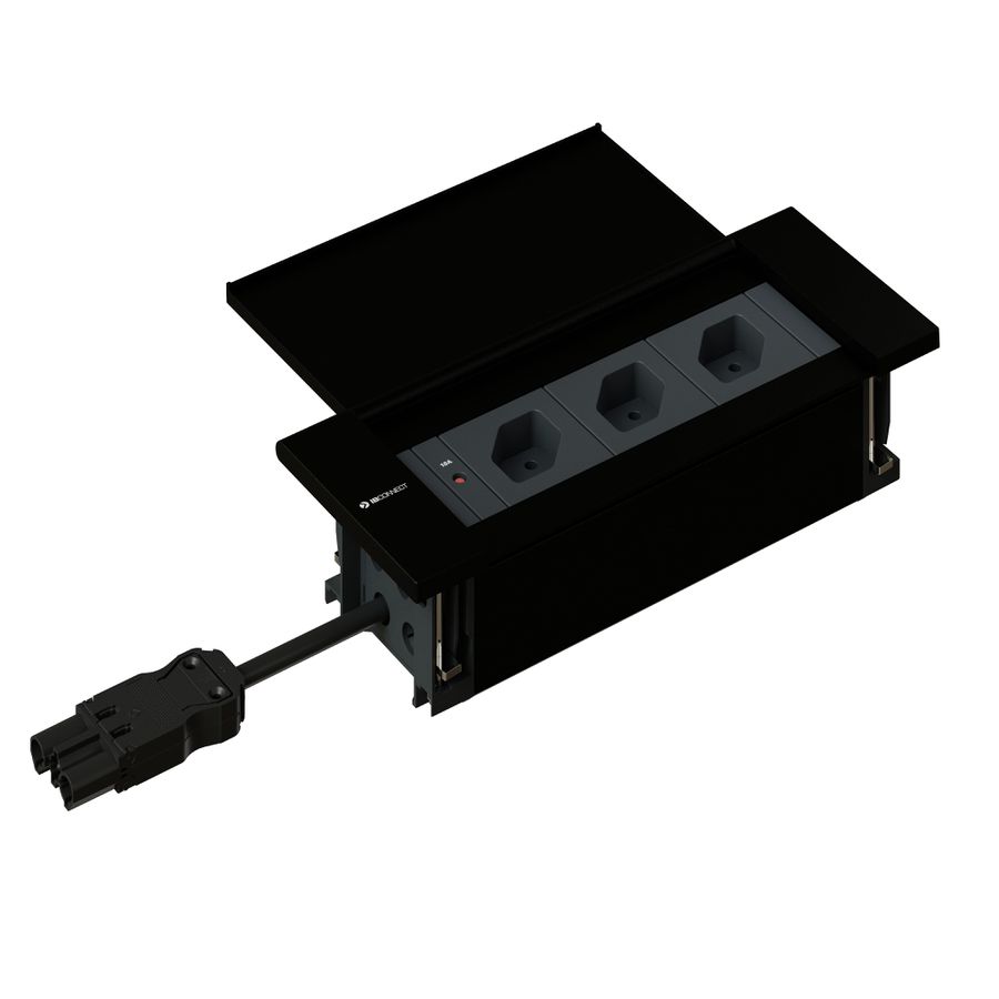 NEXO bloc multiprise noir 3x type