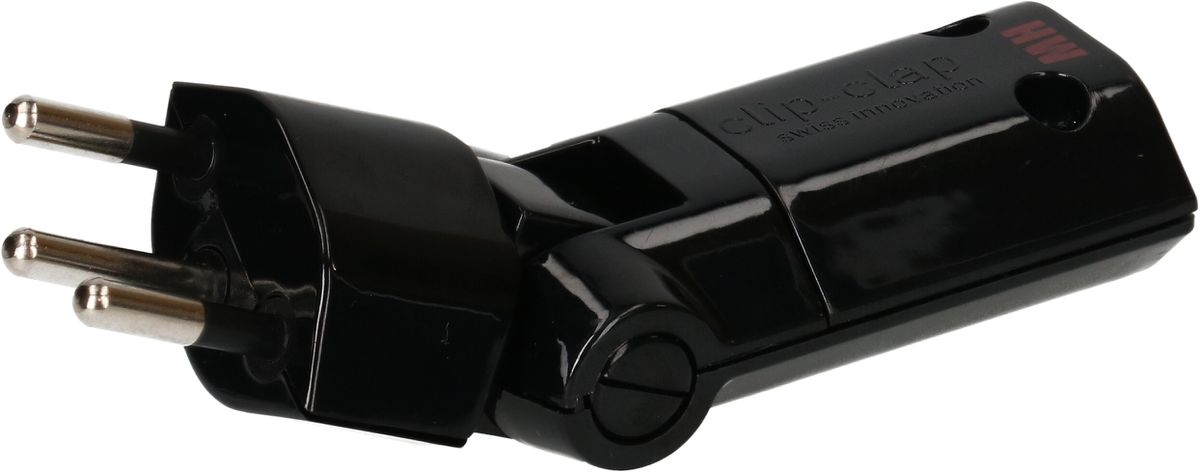 fiche clip-clap type 12 débrochable rotative noir