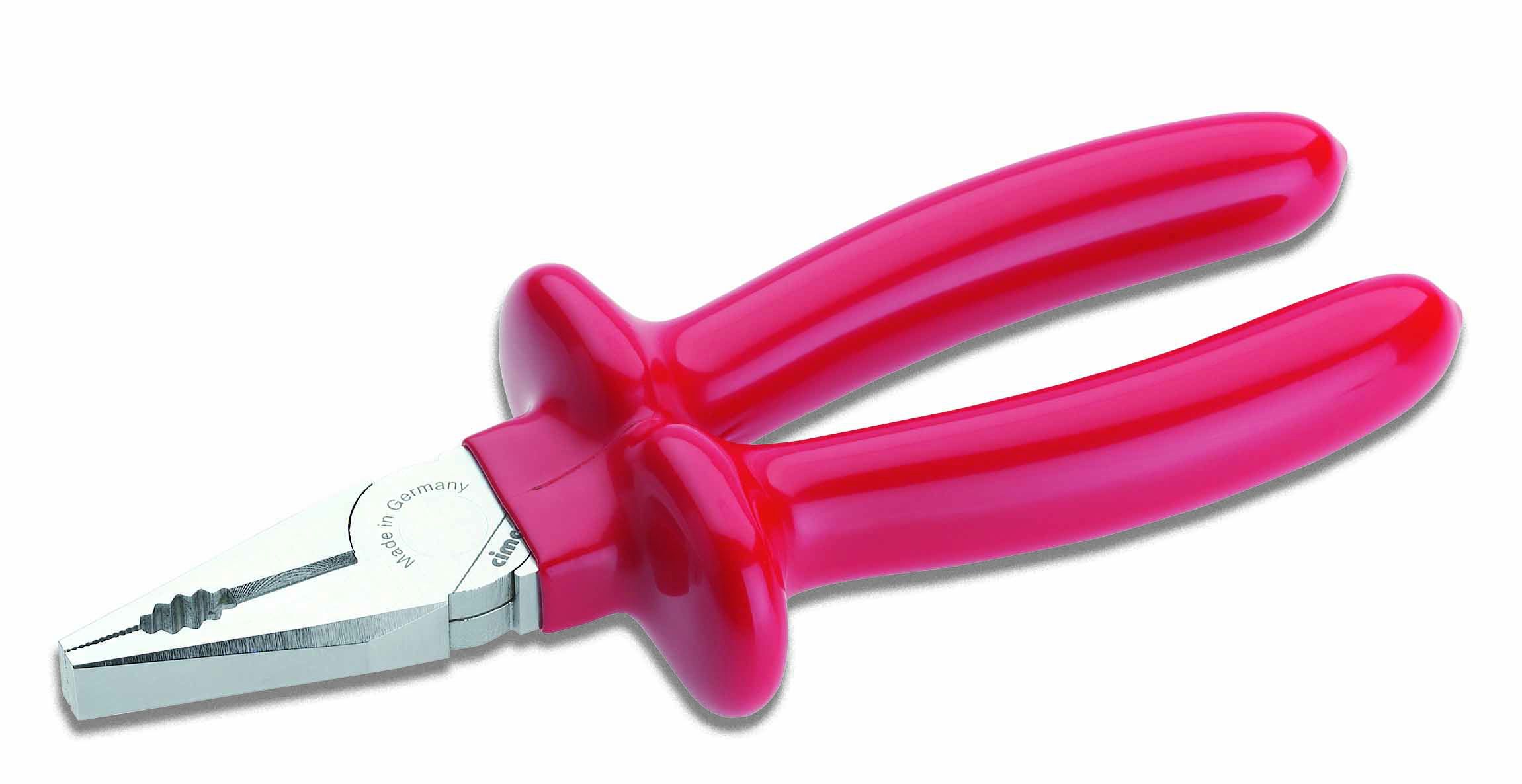 1000 V Kombinationszange DIN ISO 5746 Länge 185mm flache Backen