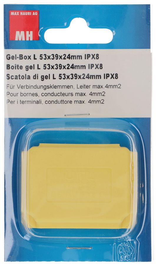 boîte de gel L 53x39x24mm sans pince pour max. 4mm2 IPX8