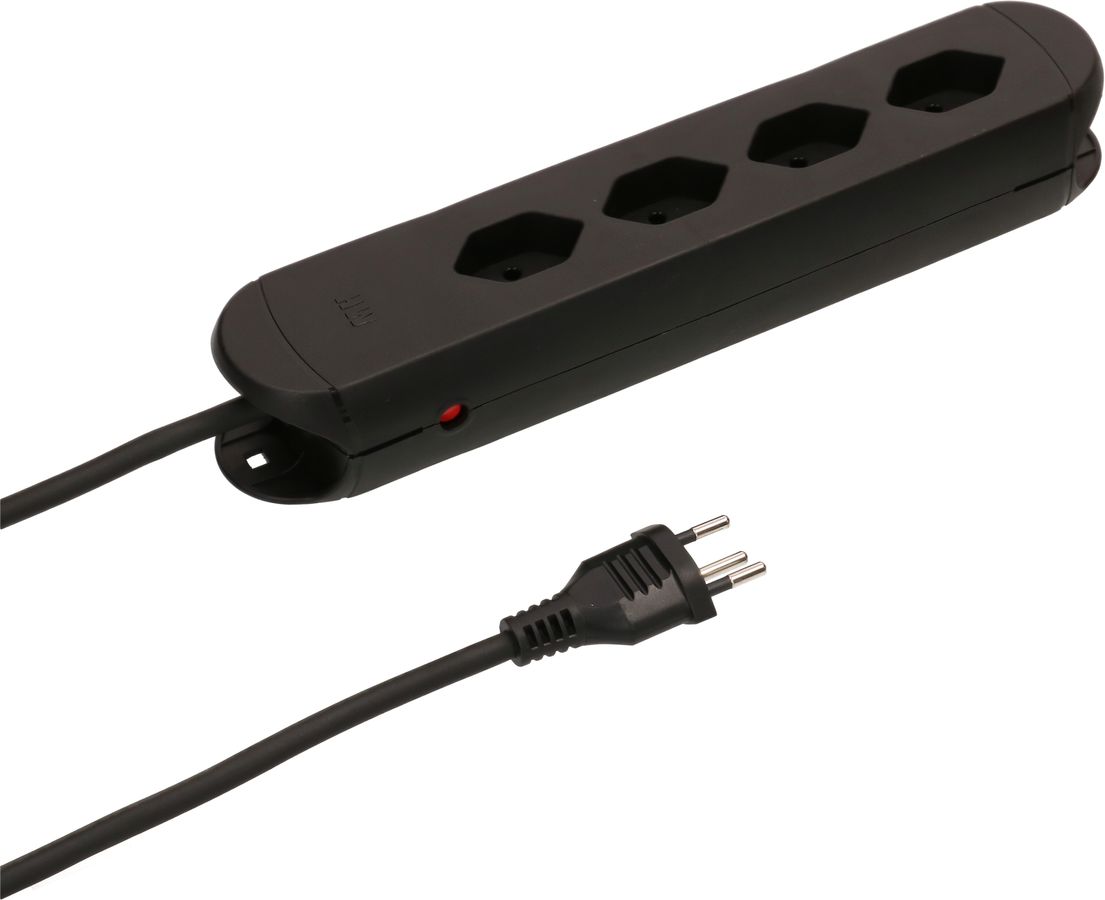 multiprise Construct Line IP20 4x type 13 noir 3m