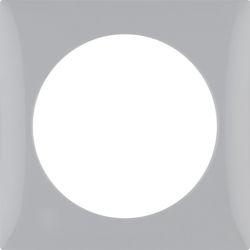 Abdeckrahmen Gr.1 UP Integro grau hochglanz