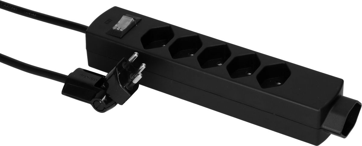 multipresa Safety Line 5+1x tipo 13 ne interruttore 3m clip-clap