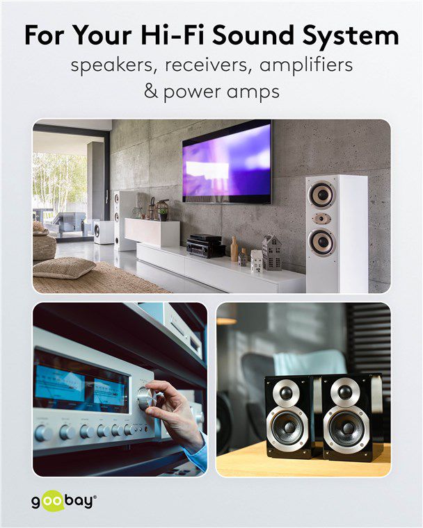 câble de haut-parleur 2x0.75mm² 50m noir/rouge