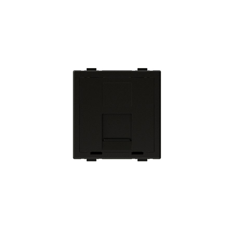 Multimedia-Zubehör 45x45 anthrazit Abdeckung für 1x RJ45