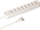 Steckdosenleiste Basic Line 8x Typ 13 weiss Schalter 1.5m
