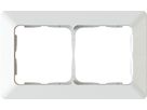 Abdeckrahmen Gr.2x1 UP inkl. Designprofil priamos weiss