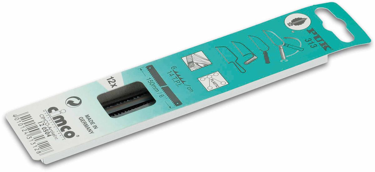 Lames de scie libres Pas de denture 1.8mm (14 dents par pouce)