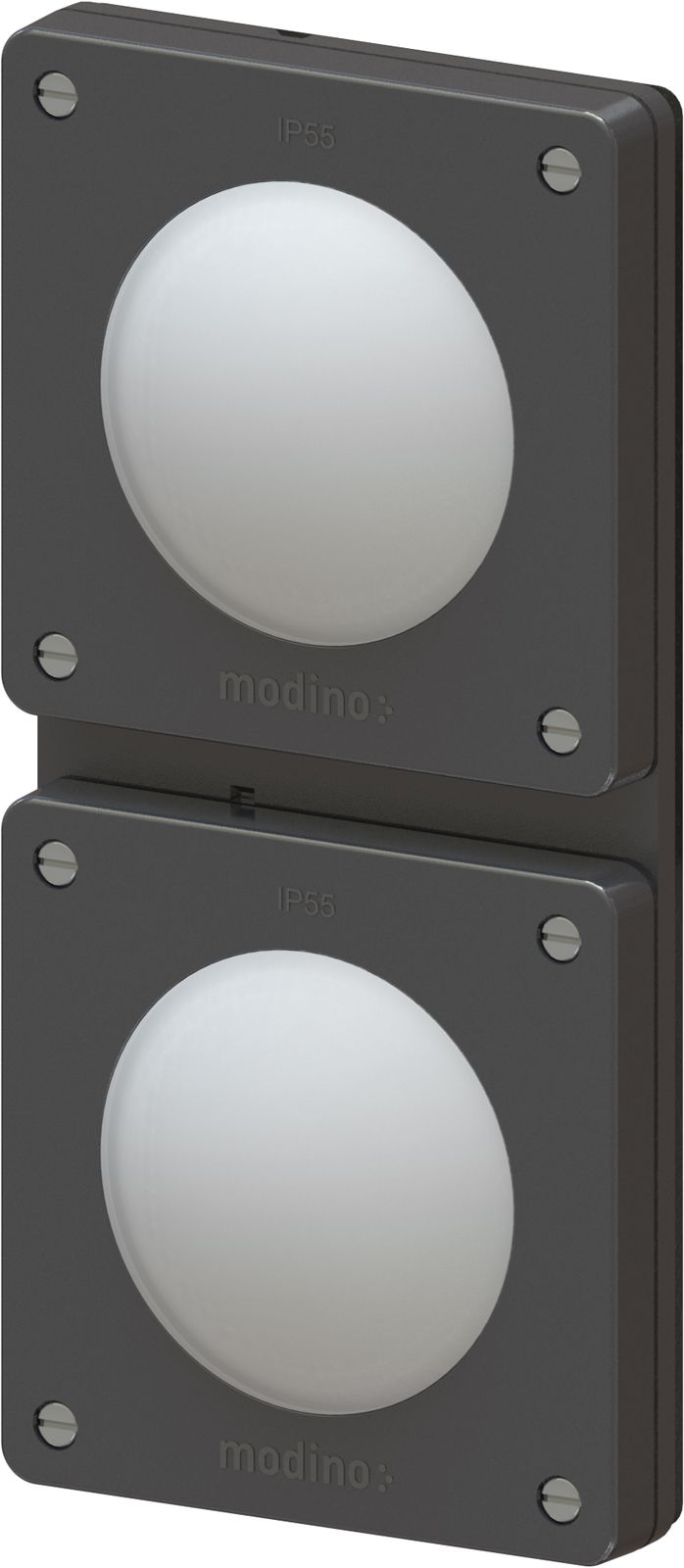 combinaison interrupteur s3 / s3 ta.2x1 ENC exo IP55 noir