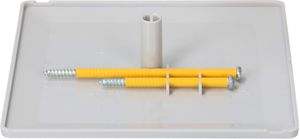 couvercle à enficher priamos Design 130x130mm gris clair