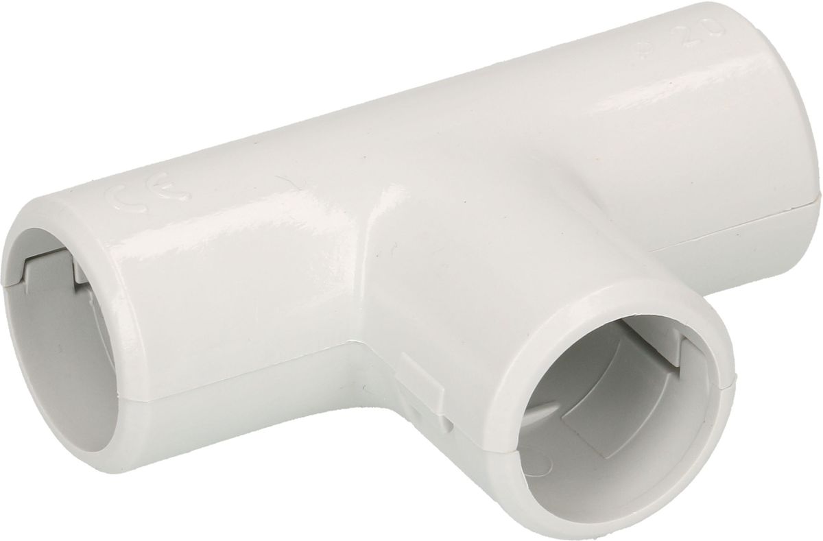 raccord T TIT M20 en 2 parties gris / 3 pièces