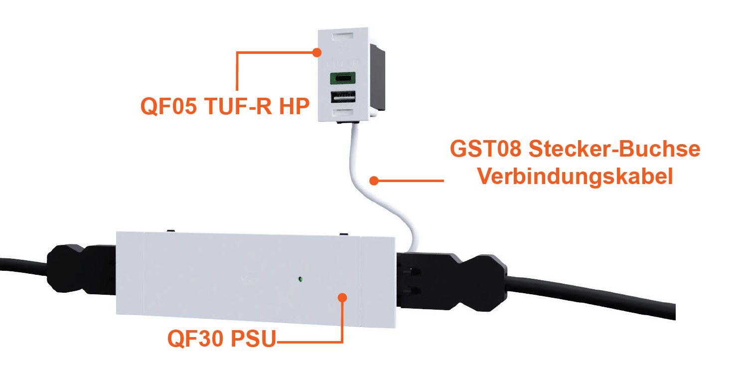 LIBERTY GST08 câble de connexion 500mm blanc