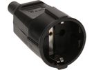 prise Schuko noir