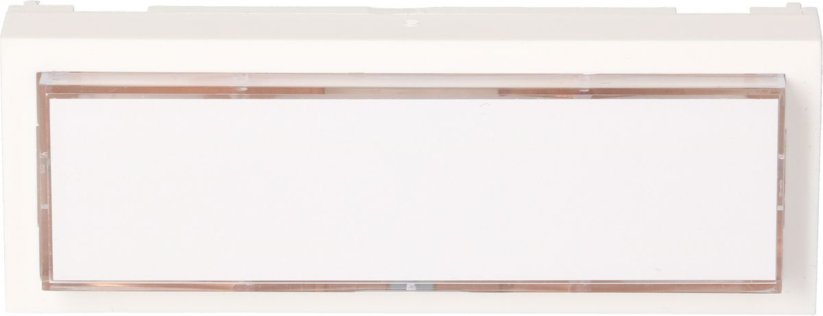 bouton-poussoir de sonnette blanc