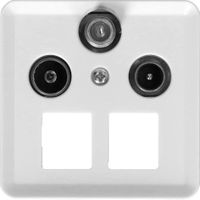 multimédia radio/TV/Sat/réseau 2dB insert +plaque fr. priamos bc