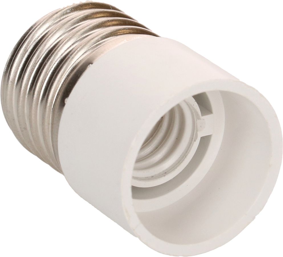 douille de réduction de E27 à E14 blanc