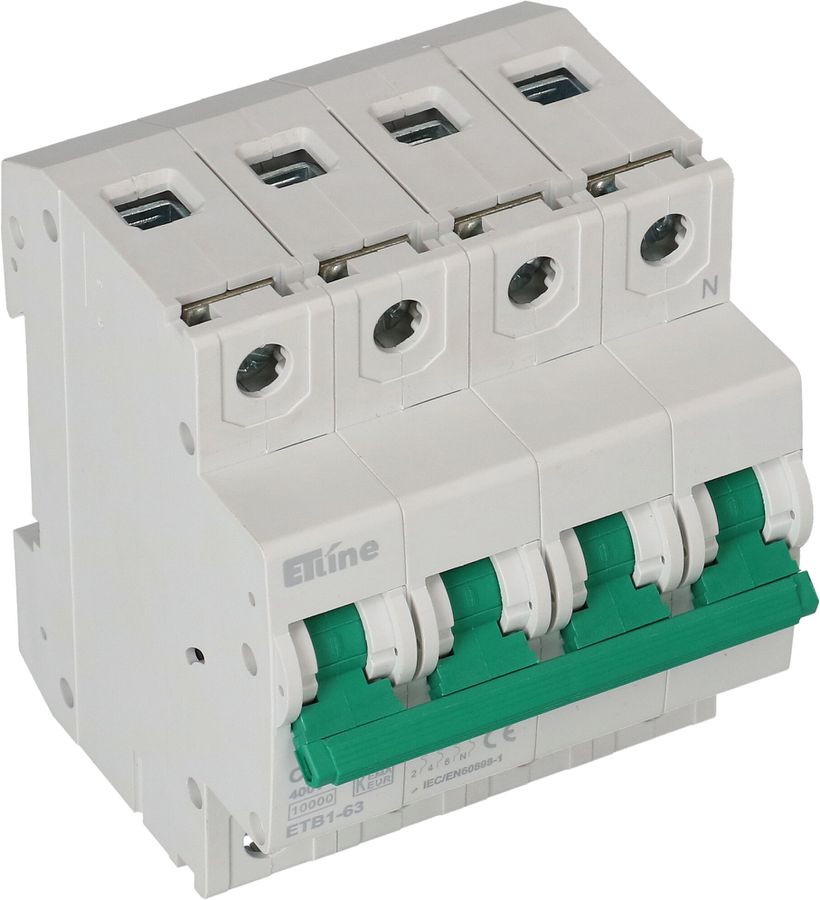 disjoncteur 3P+N C 13A 10kA