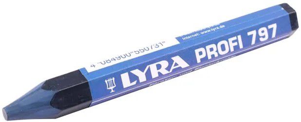 Craie de signature bleue