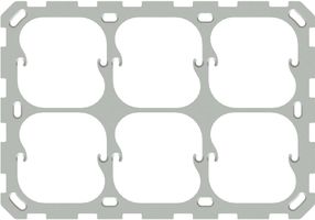 plaque de fixation ta.2x3 modino