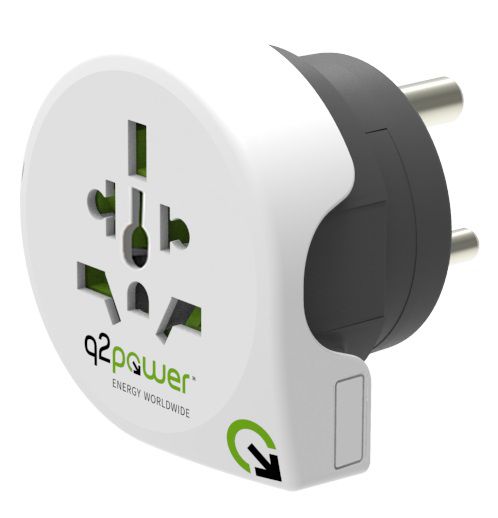 Q2 Power adaptateur mondial India