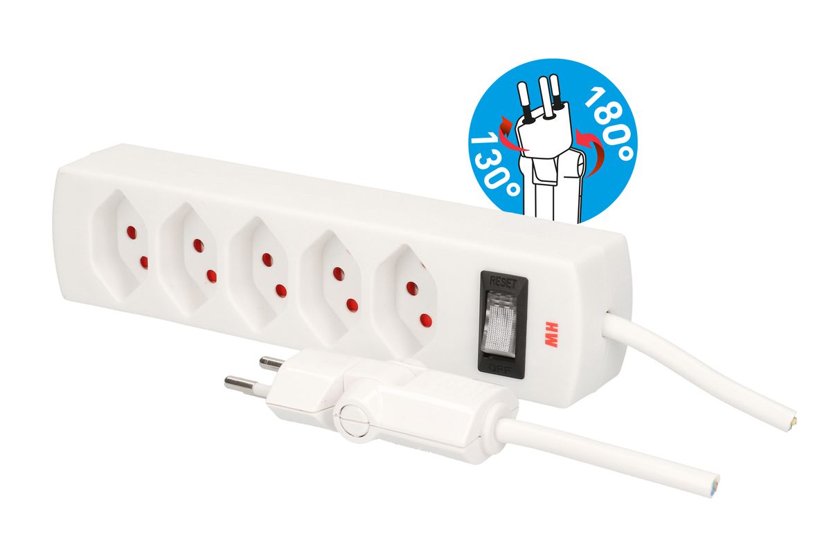 set gestion des câbles petit blanc