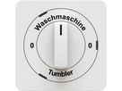 Dreh-/Schlüsselschalter 0-Wasch.-0-Tumbler Frontplatte priamos ws