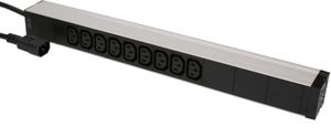 PDU 19 pouces 9x C13 noir 1U fiche C14