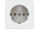 Steckdose 1x Schuko Einsatz +Frontplatte priamos weiss