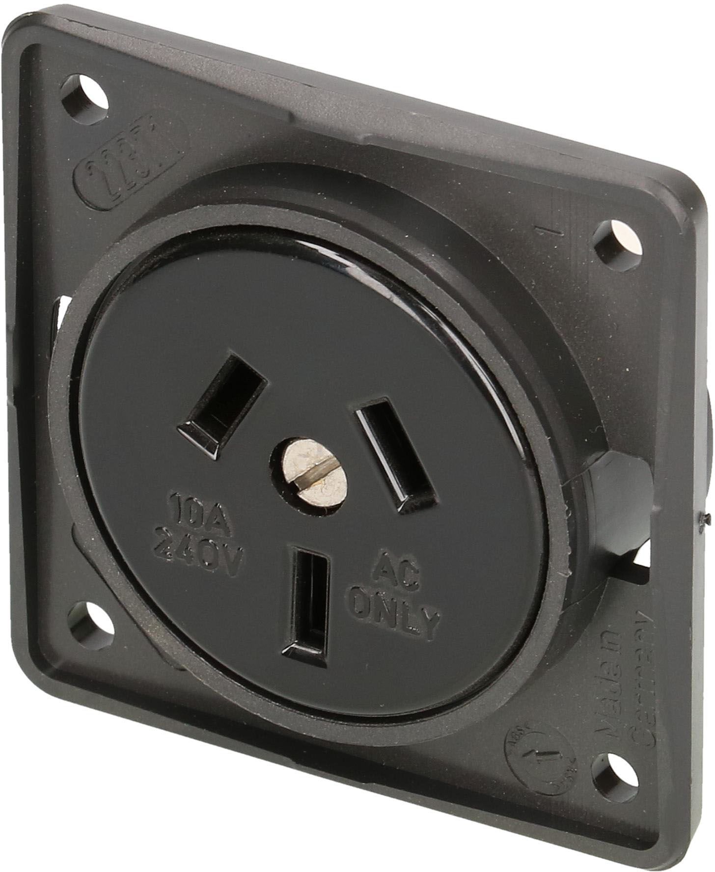 prise 1x type I appareil avec plaque frontale Berker Integro ant.