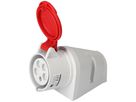 prise murale CEE 3P+N+E 400V/32A rouge IP44