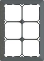 Abdeckrahmen Gr.3x2 UP inkl. Designprofil priamos anthrazit