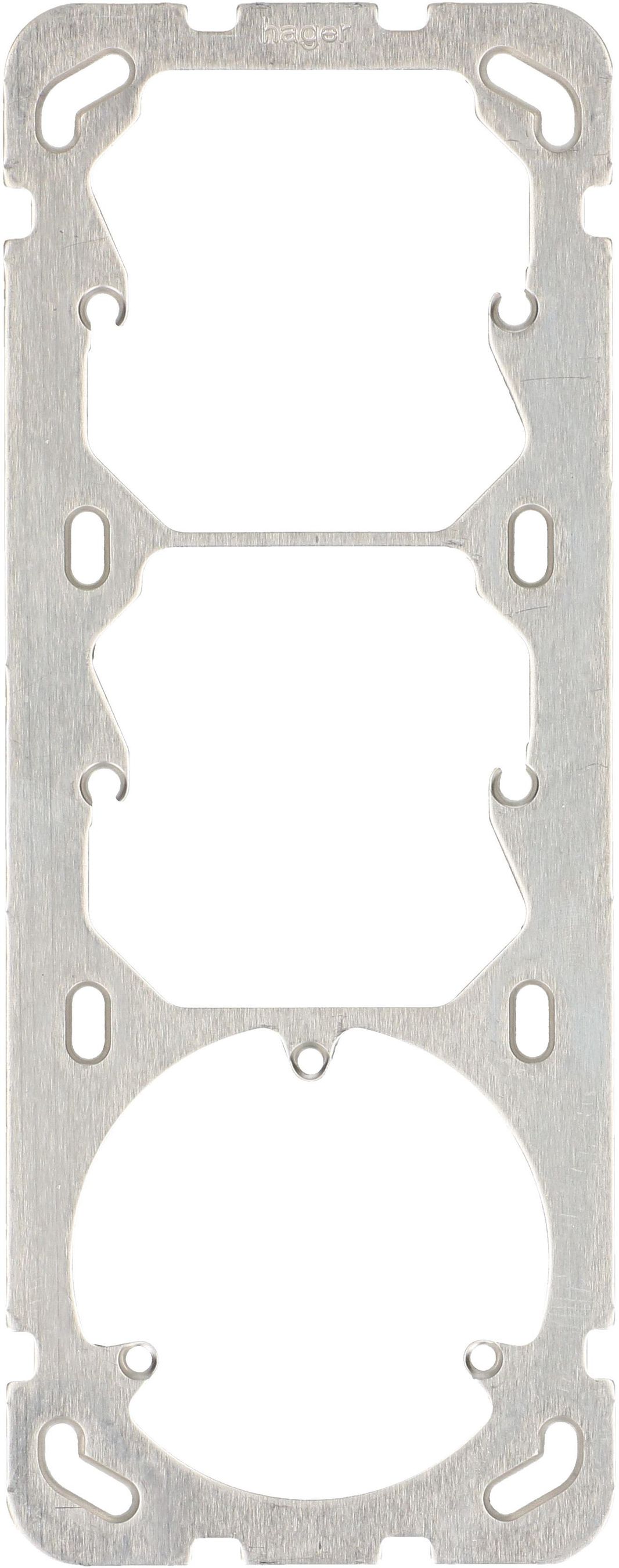 Plaque de fixation ta.3x1 avec fixation en 3 points Kallysto