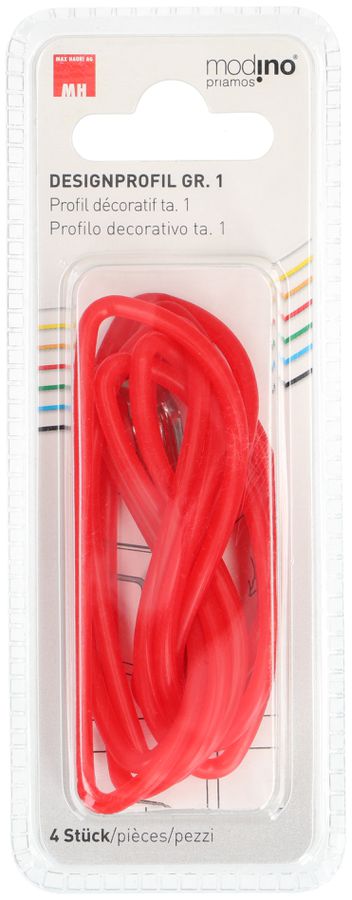 profil décoratif ta.1x1 priamos rouge / 4 pièces