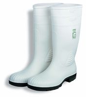 Elektriker-Sicherheits-Stiefel PVC weiss Grösse 42