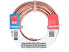 Lautsprecherkabel 2x2.5mm² 10m transparent