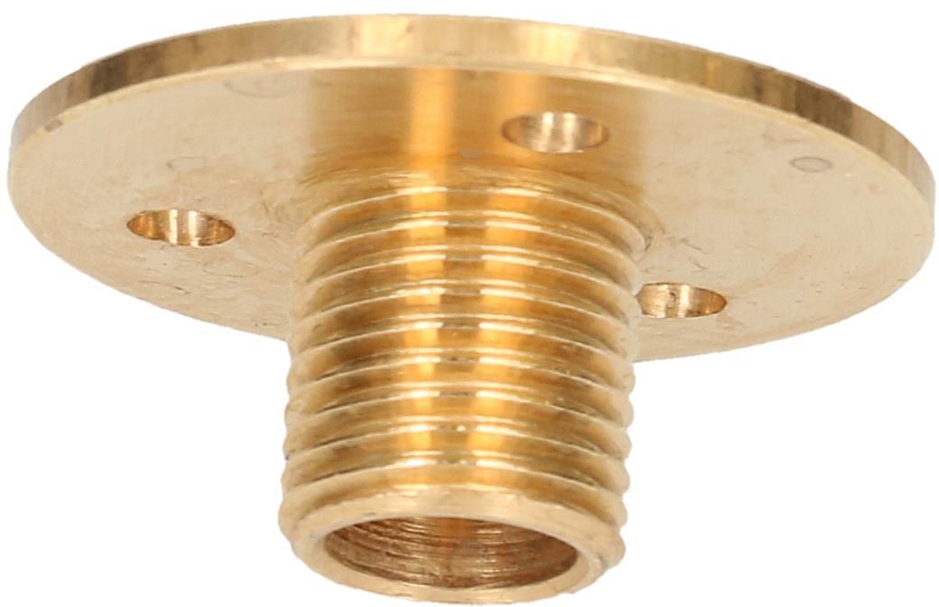 Raccord à plaque laiton mâle M10x1