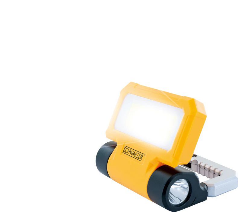 projecteur de travail rechargeable LED 3W+3W lampe de poch nr/jn