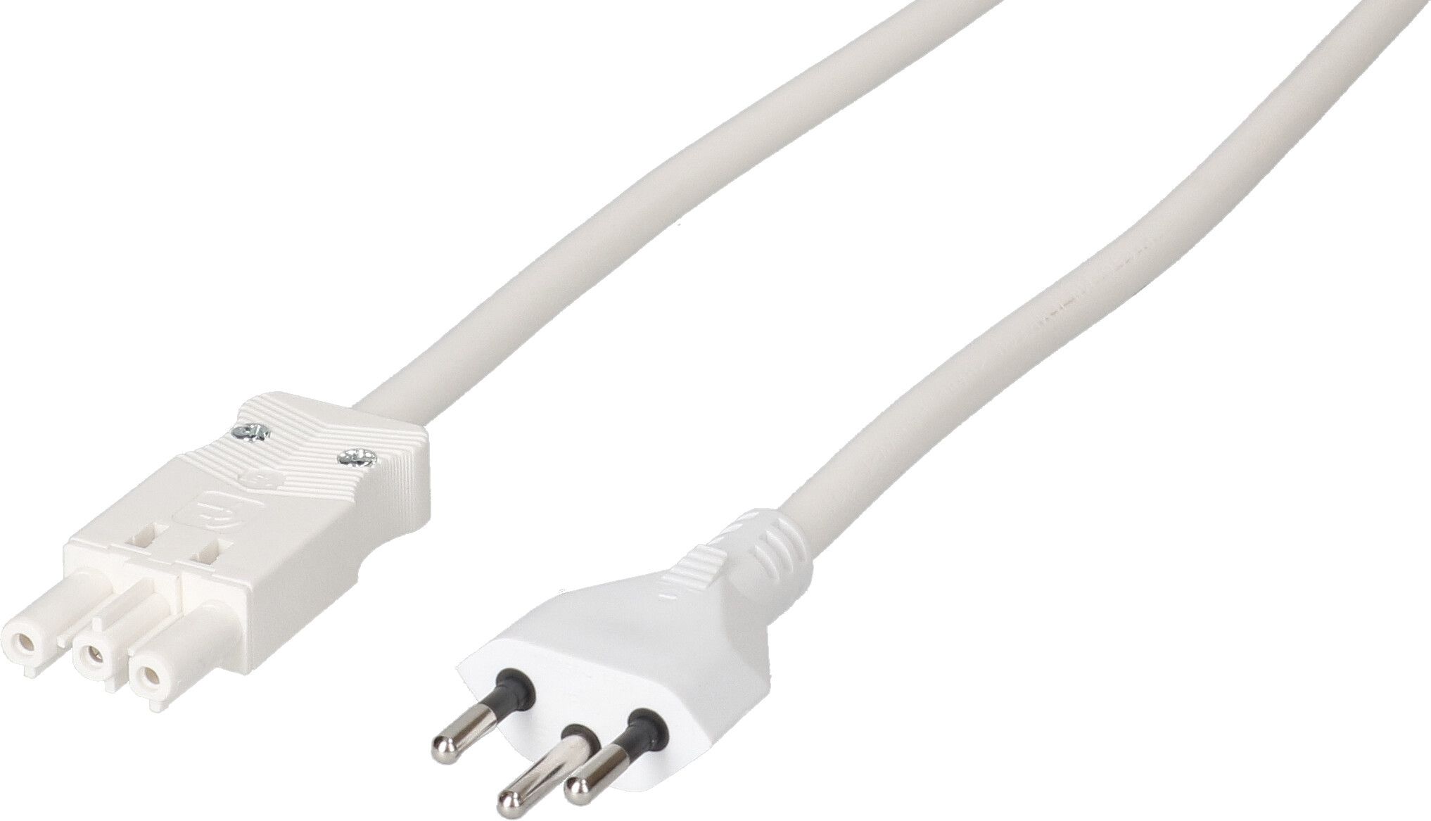 câble de raccordement TD H05VV-F3G1.5 1m blanc type 12 / AC 166