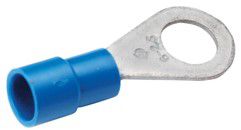 Cosses de câble à sertir isolées isolées 1.5-2.5mm² M5 bleu