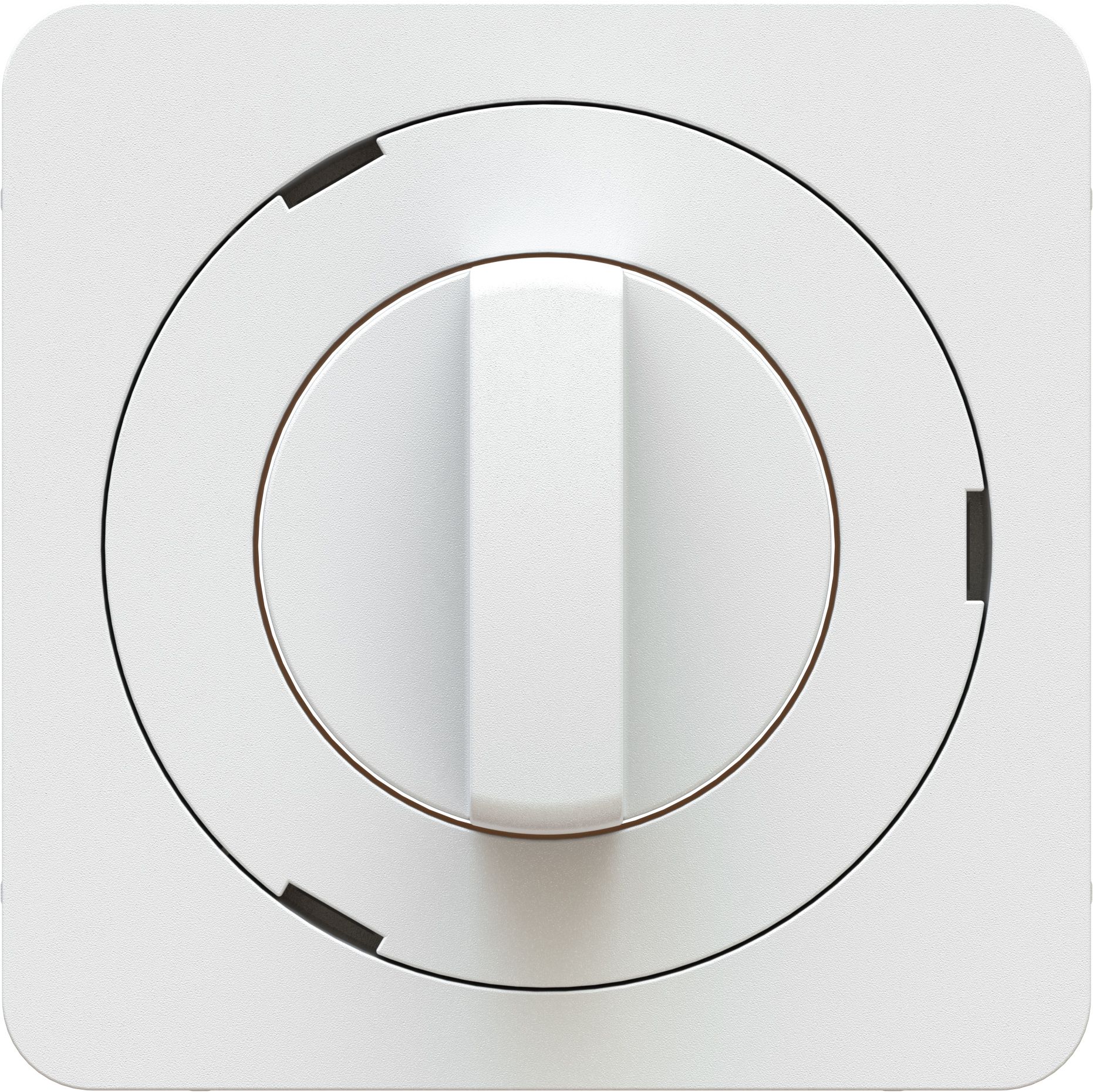 Dreh-/Schlüsselschalter Kennscheibe leer Frontplatte priamos ws