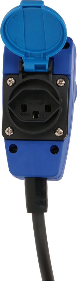 CEE-Verlängerung H07RN-F3G1.5 sw 15m IP44 3-polig CEE16 + Typ 23