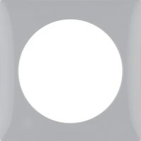 Abdeckrahmen Gr.1 UP Integro grau hochglanz