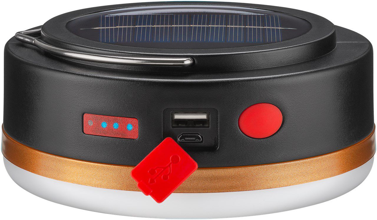 LED-Solar-Campinglampe mit Akku